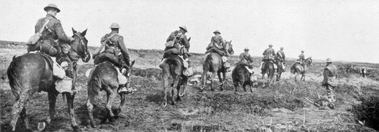 加拿大骑兵，法国维米，第一次世界大战，1917年4月 作者 不明