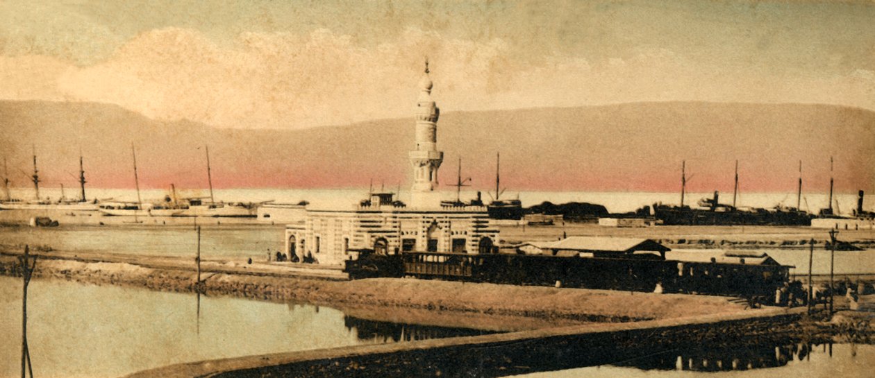 苏伊士运河-特雷普兰车站，c1918-c1939。 作者 不明