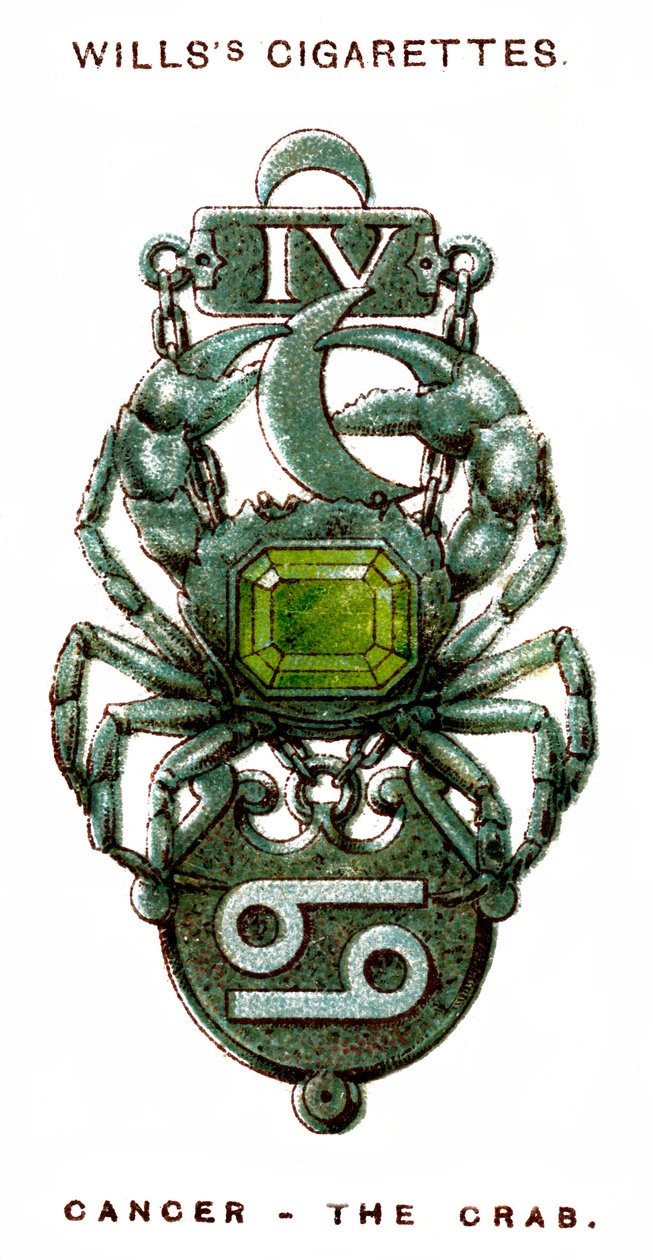 巨蟹座，螃蟹，1923年 作者 不明