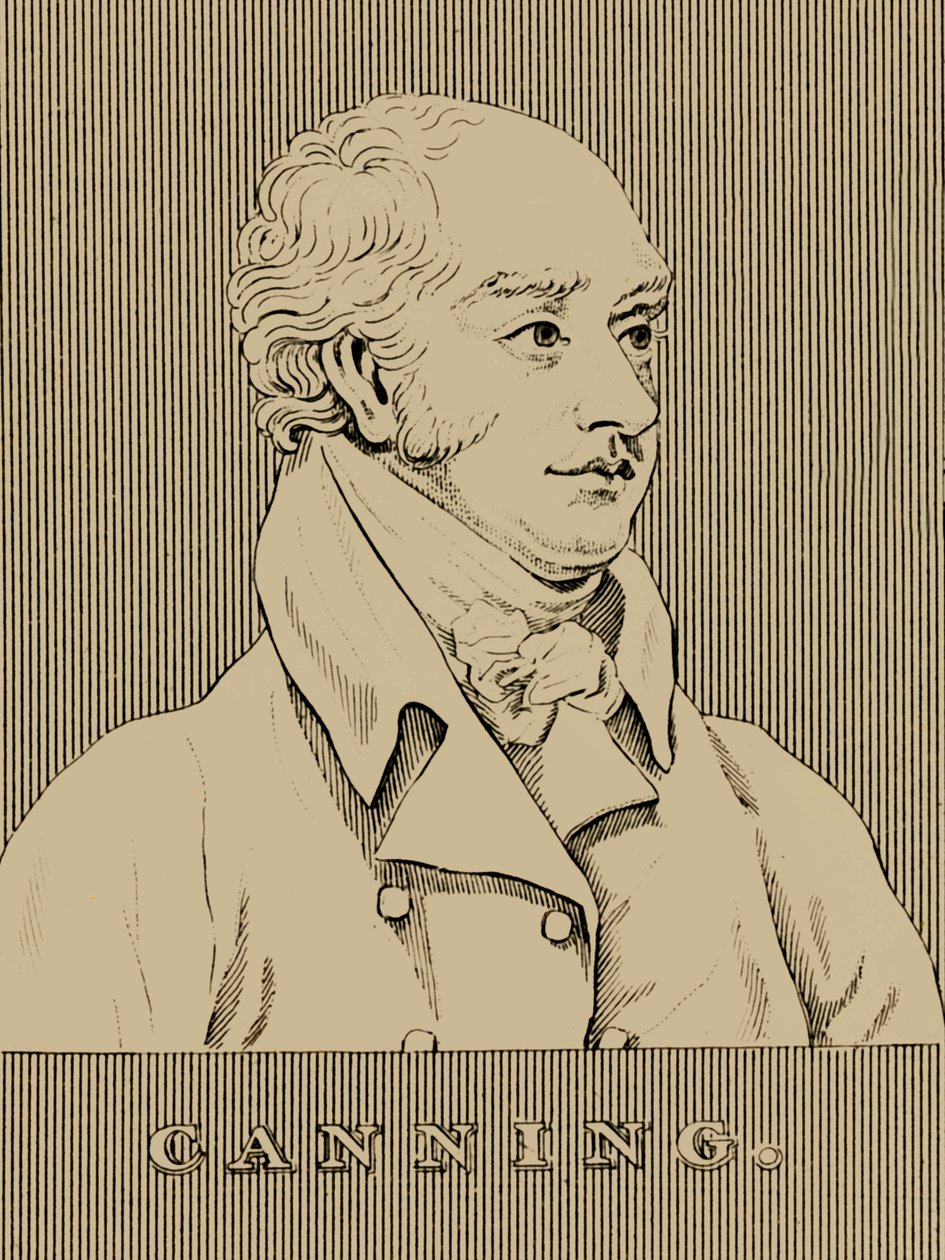 坎宁（1770-1827），1830年。 作者 不明