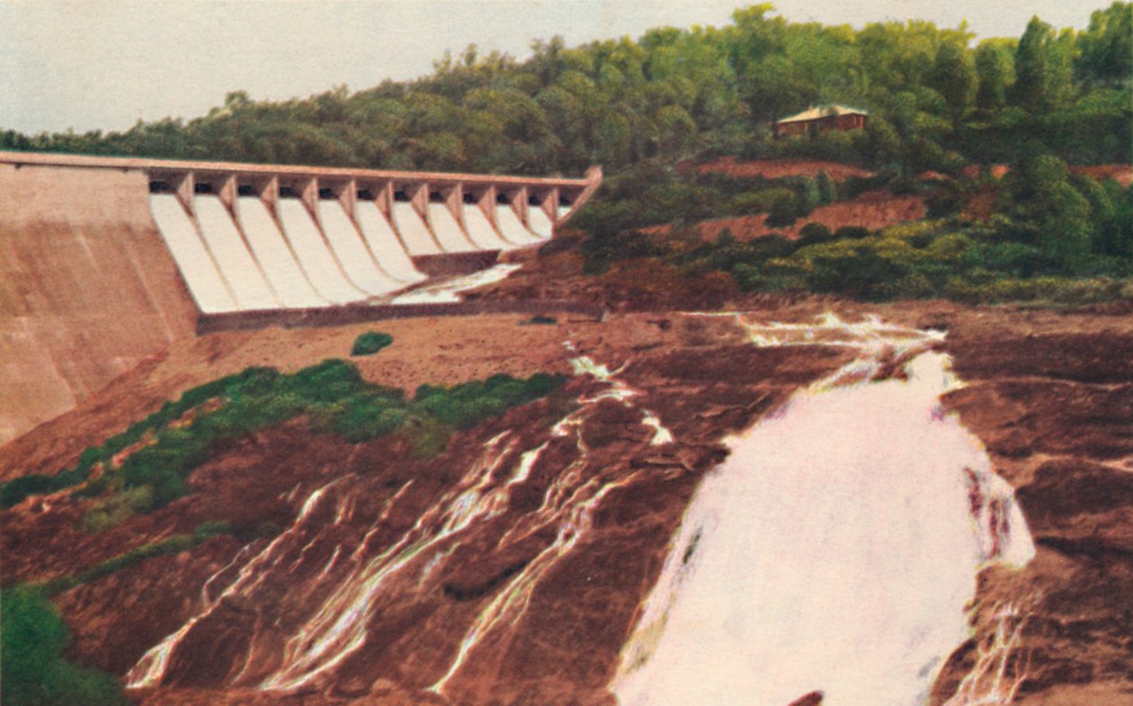 坎宁大坝（Canning Dam），建于1947年。 作者 不明