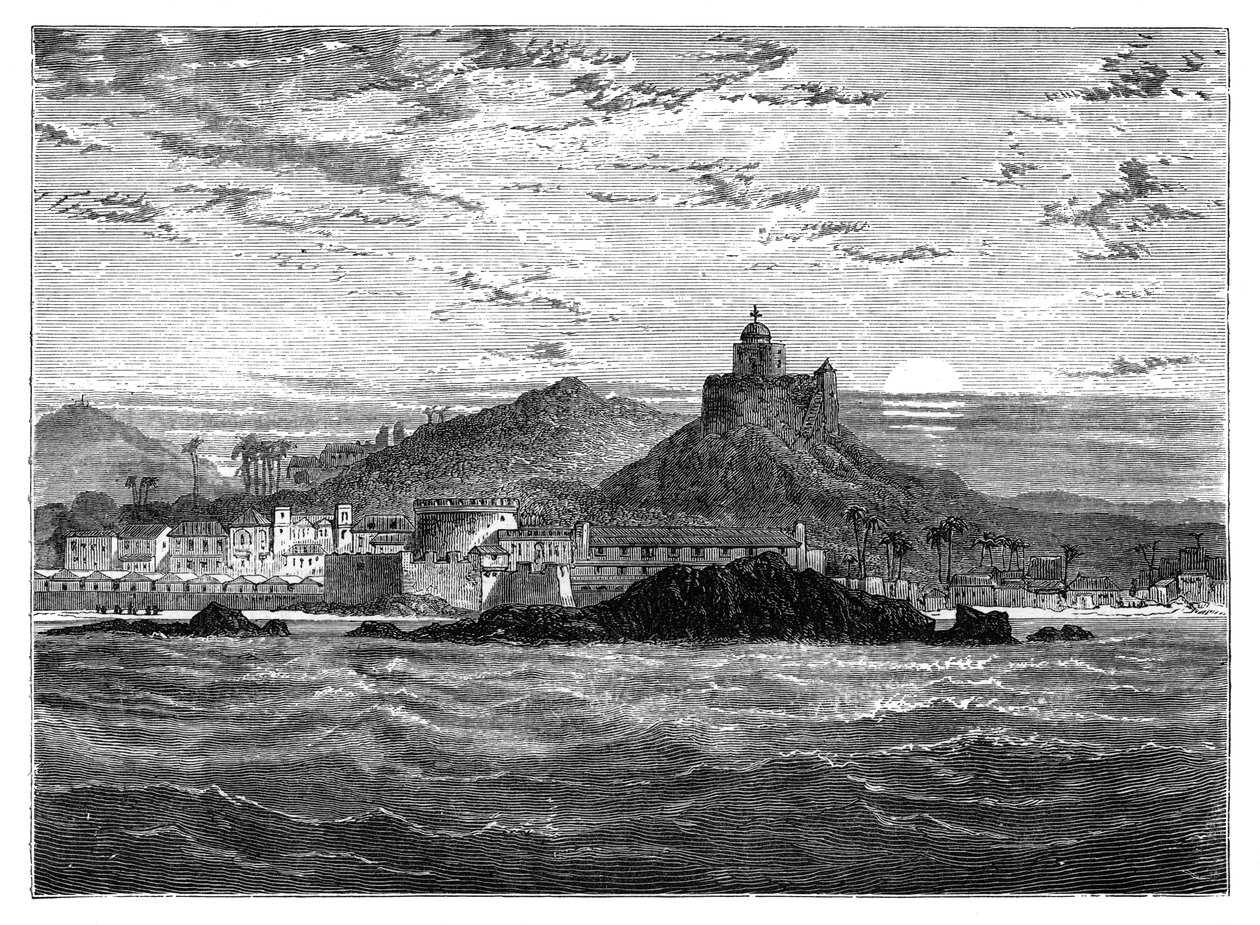 西非黄金海岸，开普敦城堡，建于1890年 作者 不明