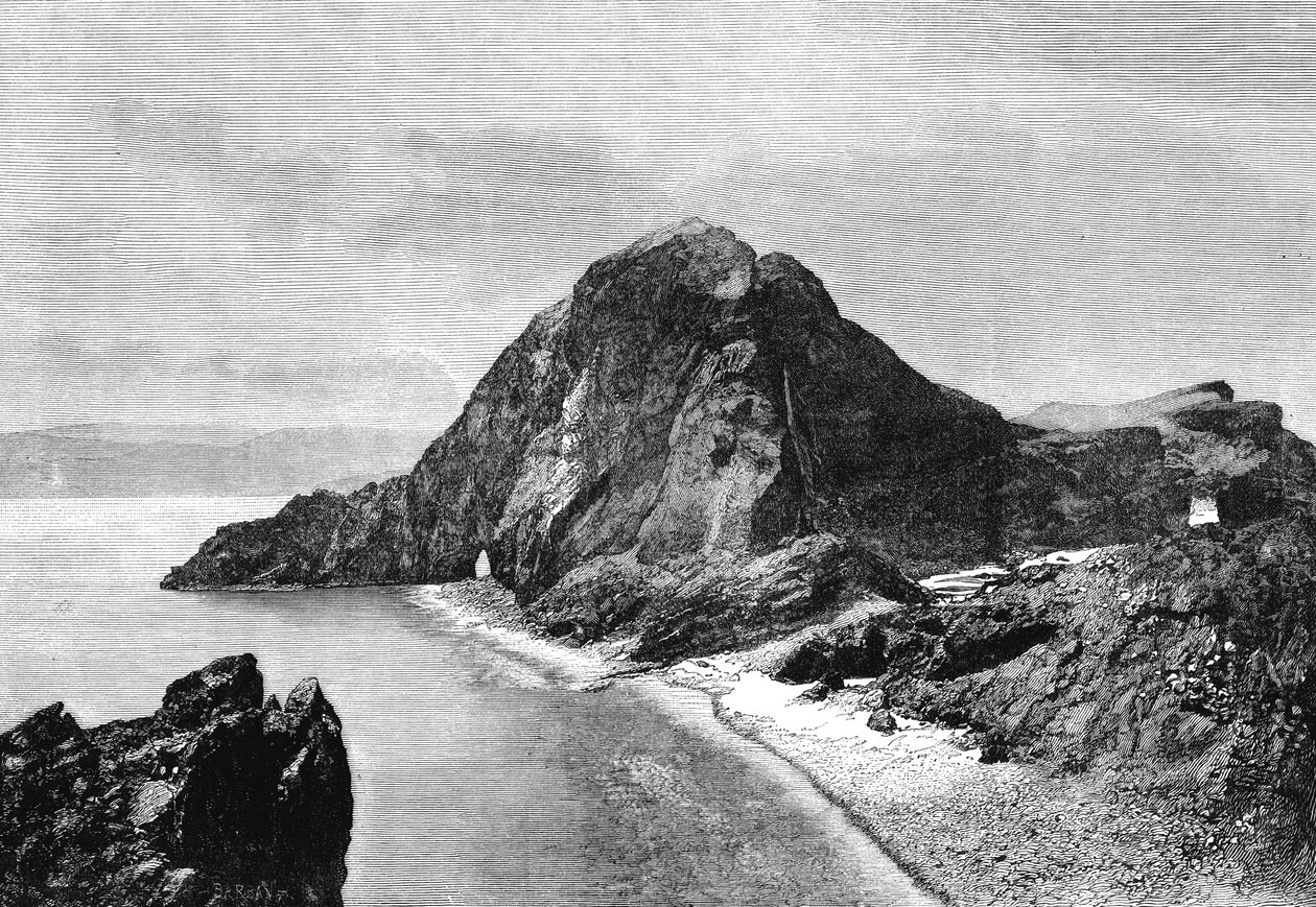 Cape Sam Sam-Lourenco，马德拉岛东部岬角，1895年 作者 不明