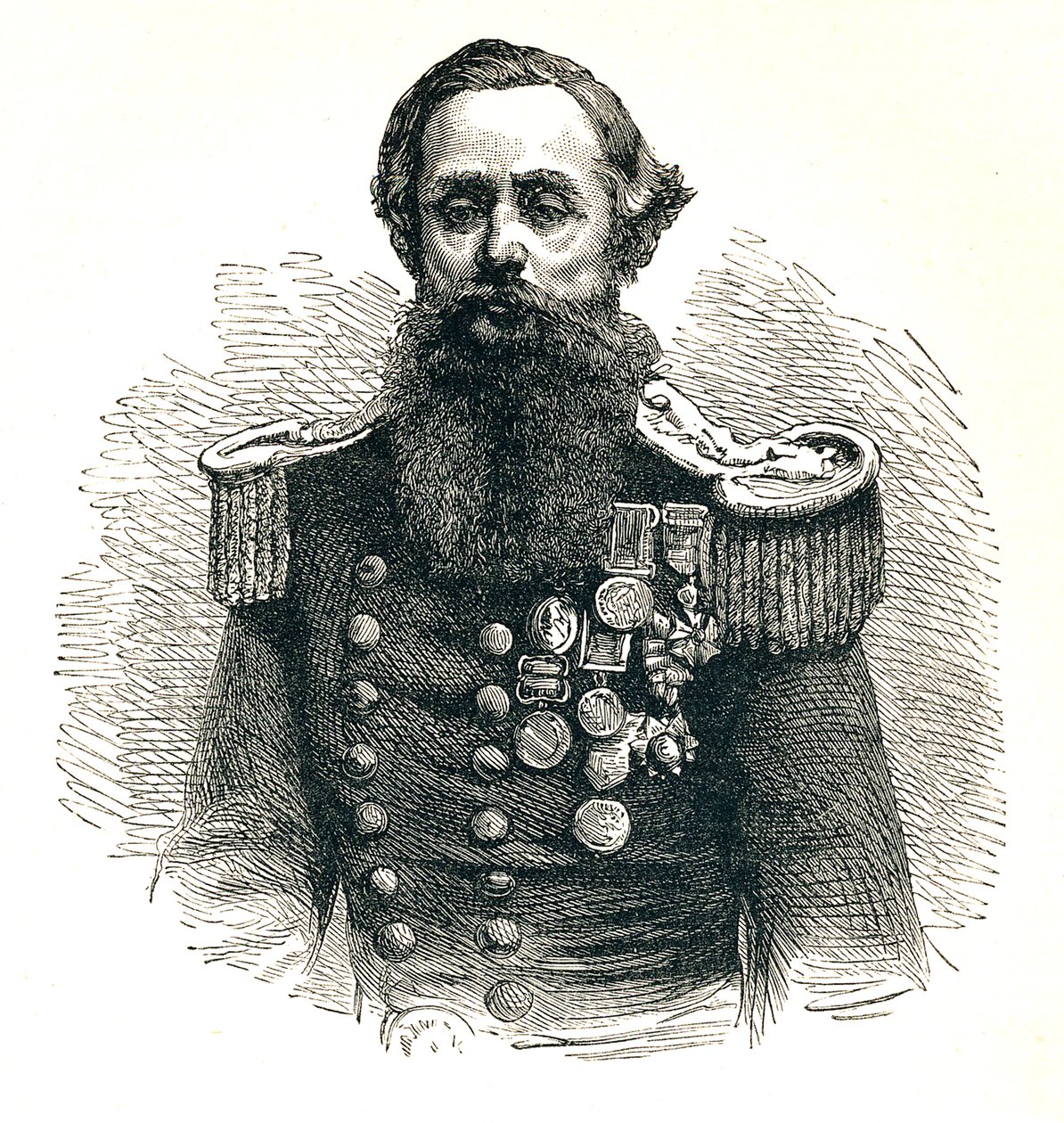 Cowper Phipps Coles上尉，1819-1870年，英国海军上尉兼发明家，1893年 作者 不明