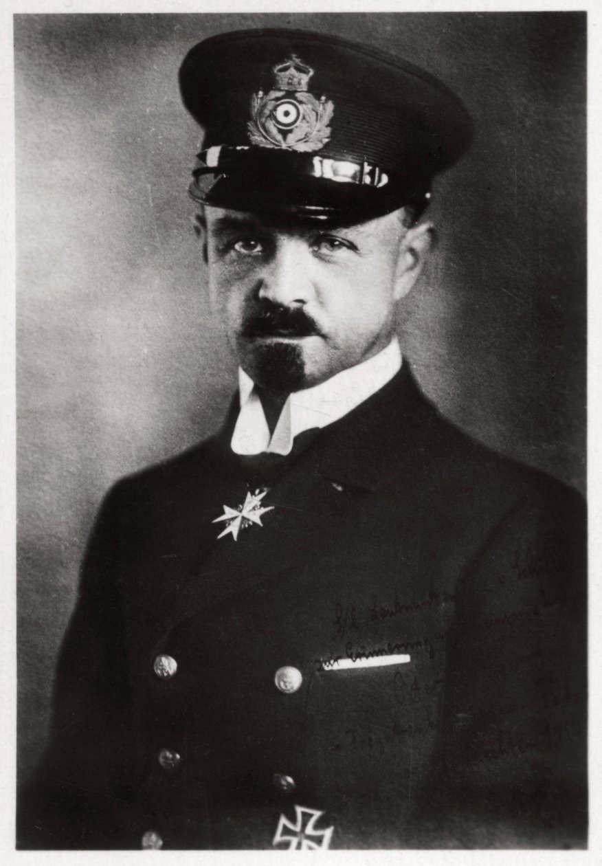 彼得·斯特拉瑟（Peter Strasser）上尉，德国飞艇机长，第一次世界大战，1916-1918年，1933年 作者 不明