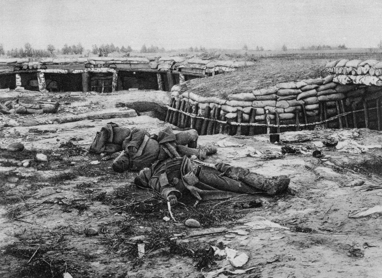 1915年7月20日，第一次世界大战，在波兰梅尔科夫，占领了俄罗斯的位置 作者 不明