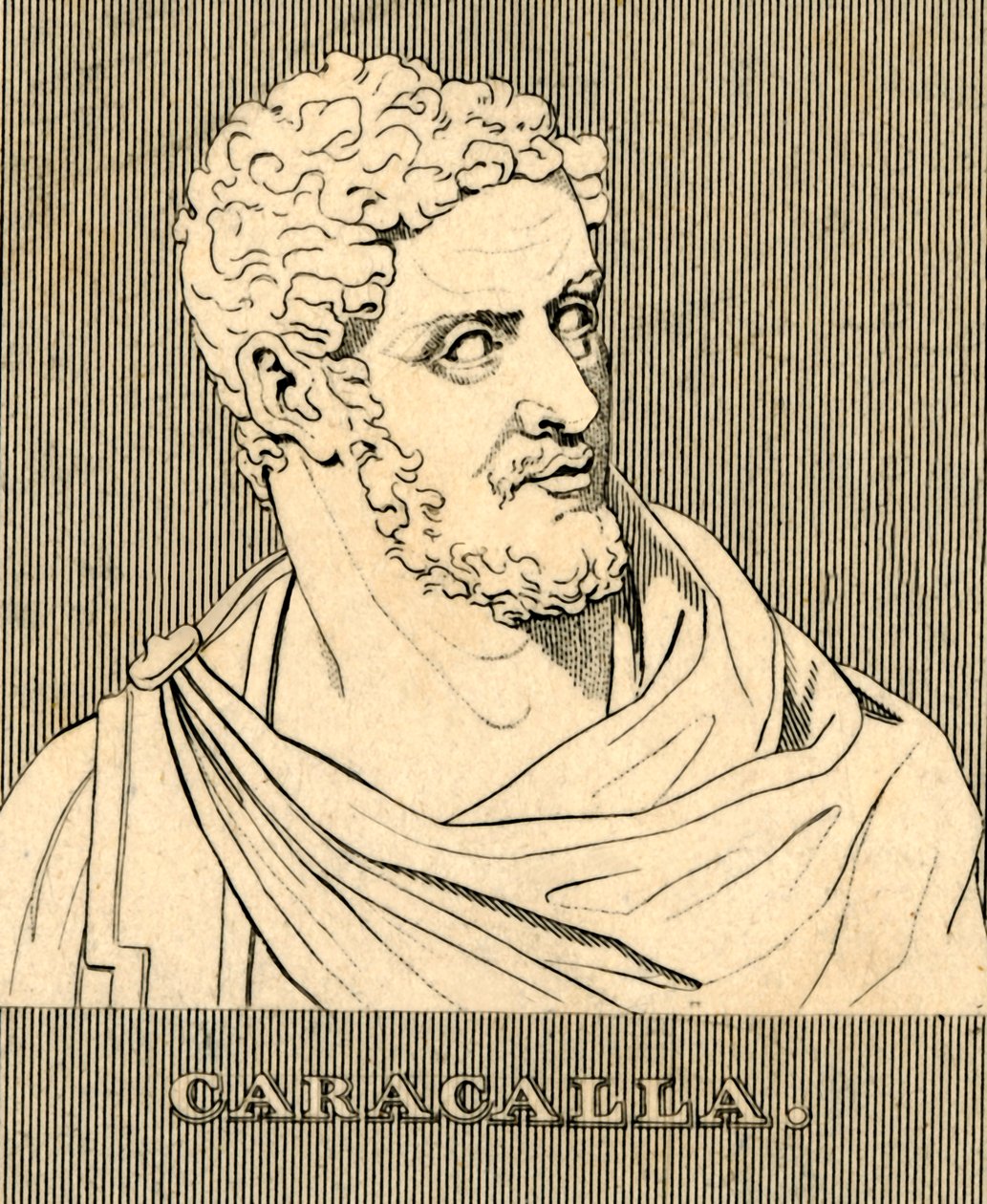 卡拉卡拉（Caracalla），公元188-217年，1830年。 作者 不明