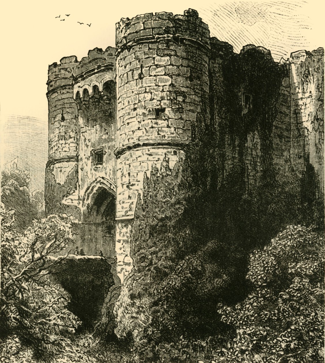 卡里斯布鲁克城堡，1898年。 作者 不明