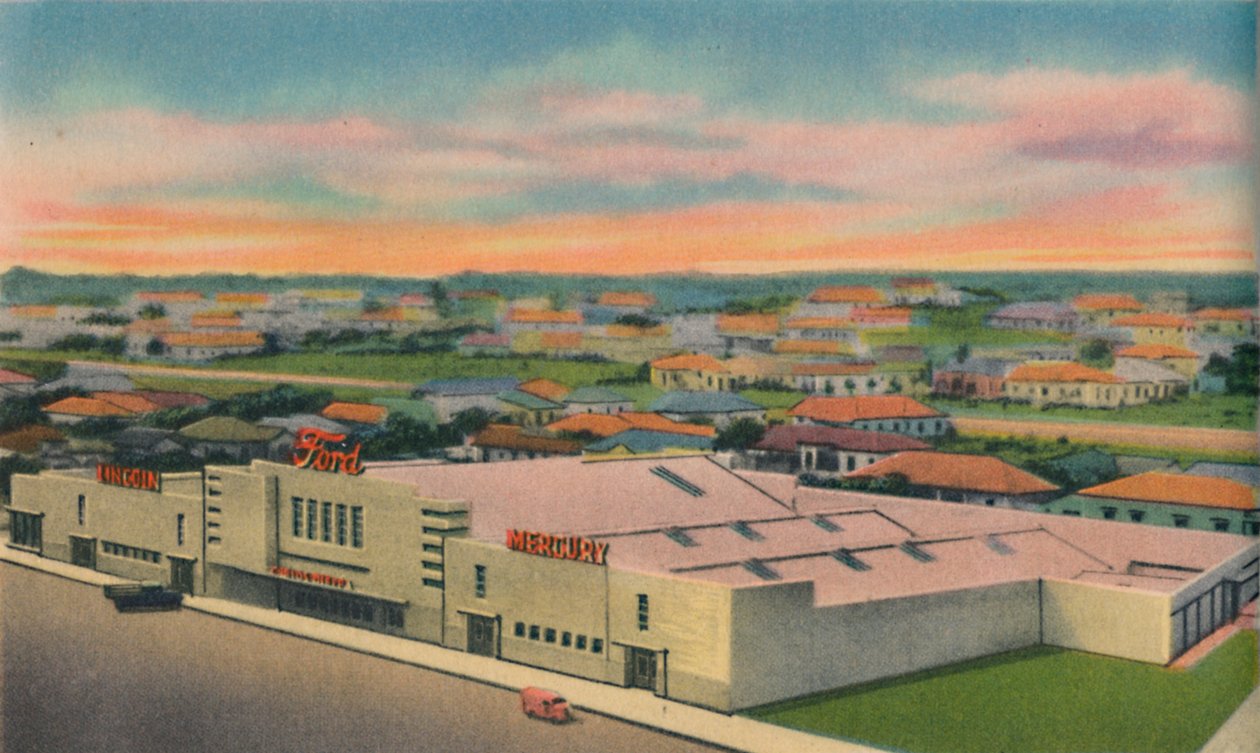 卡洛斯·迪耶帕（Carlos Dieppa）大厦，福特，水星，林肯服务局，巴兰基亚，c1940年代 作者 不明