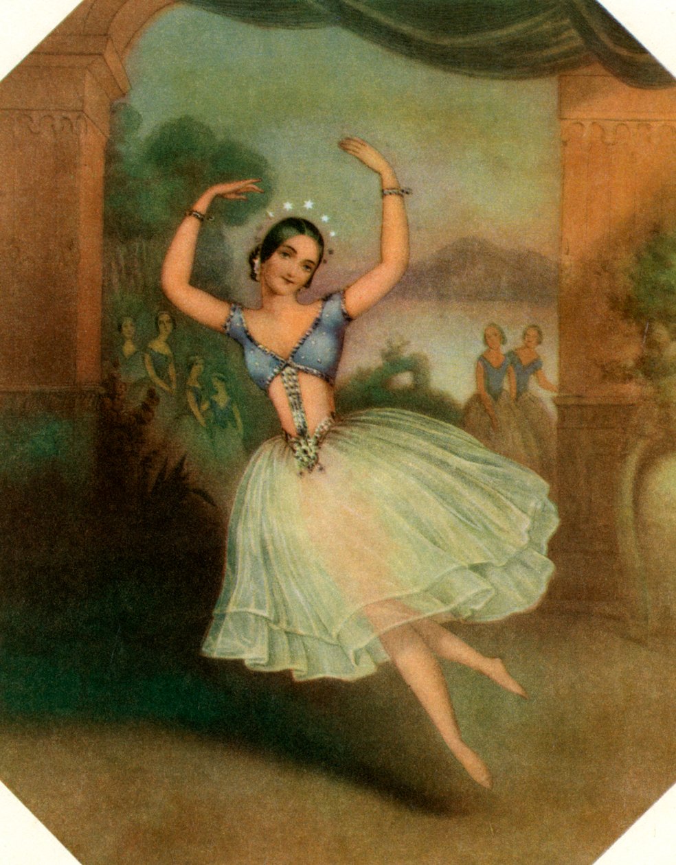 卡洛塔·格里西（Carlotta Grisi），19世纪在拉佩里（La Peri） 作者 不明