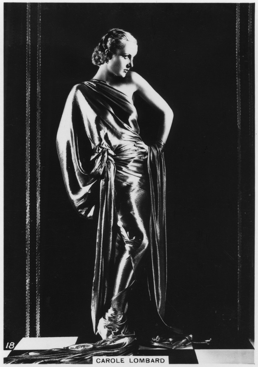 卡罗尔·伦巴德（Carole Lombard），美国电影女演员，c1938年 作者 不明
