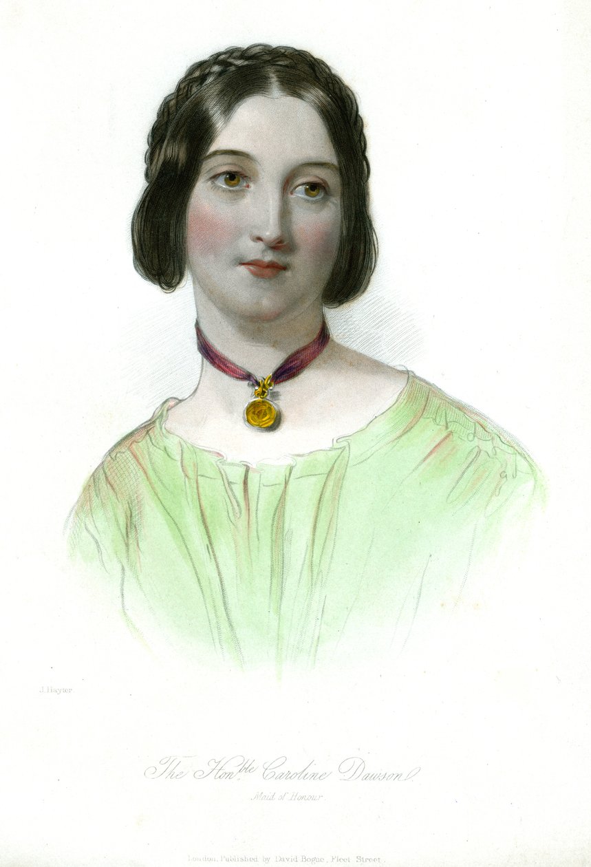 卡罗琳·道森（Caroline Dawson），c1750-1850年 作者 不明