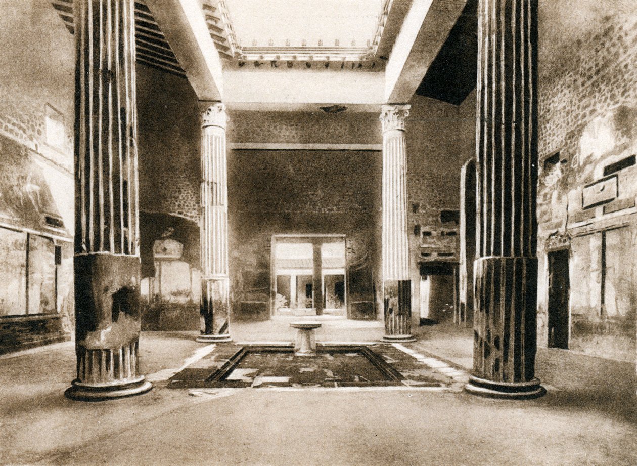 银婚屋，庞贝城，意大利，c1900s 作者 不明