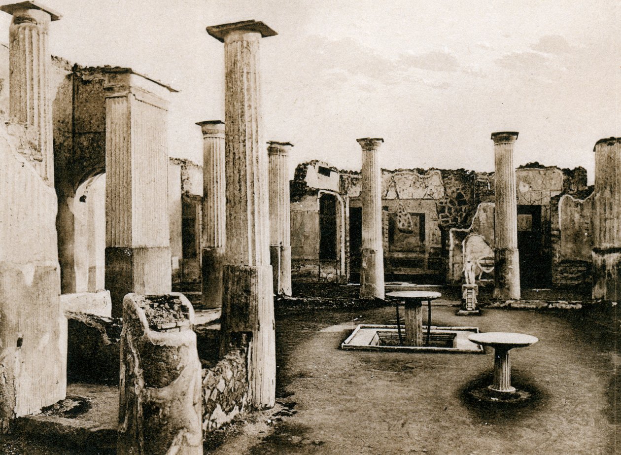 Casa di Marco Olconio，庞贝城，意大利，c1900s 作者 不明