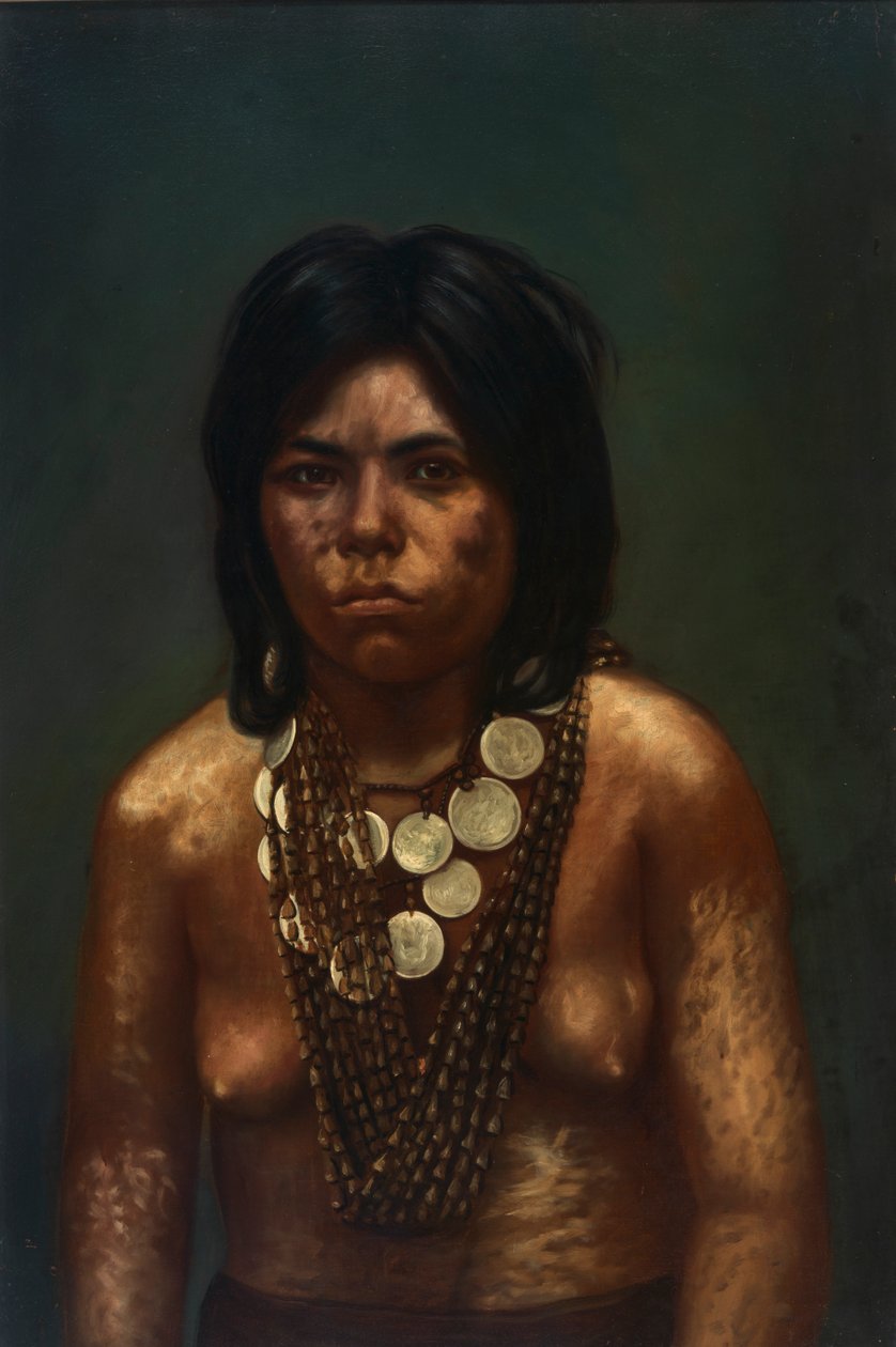 Cashivo女孩，约1890-1892。 作者 不明