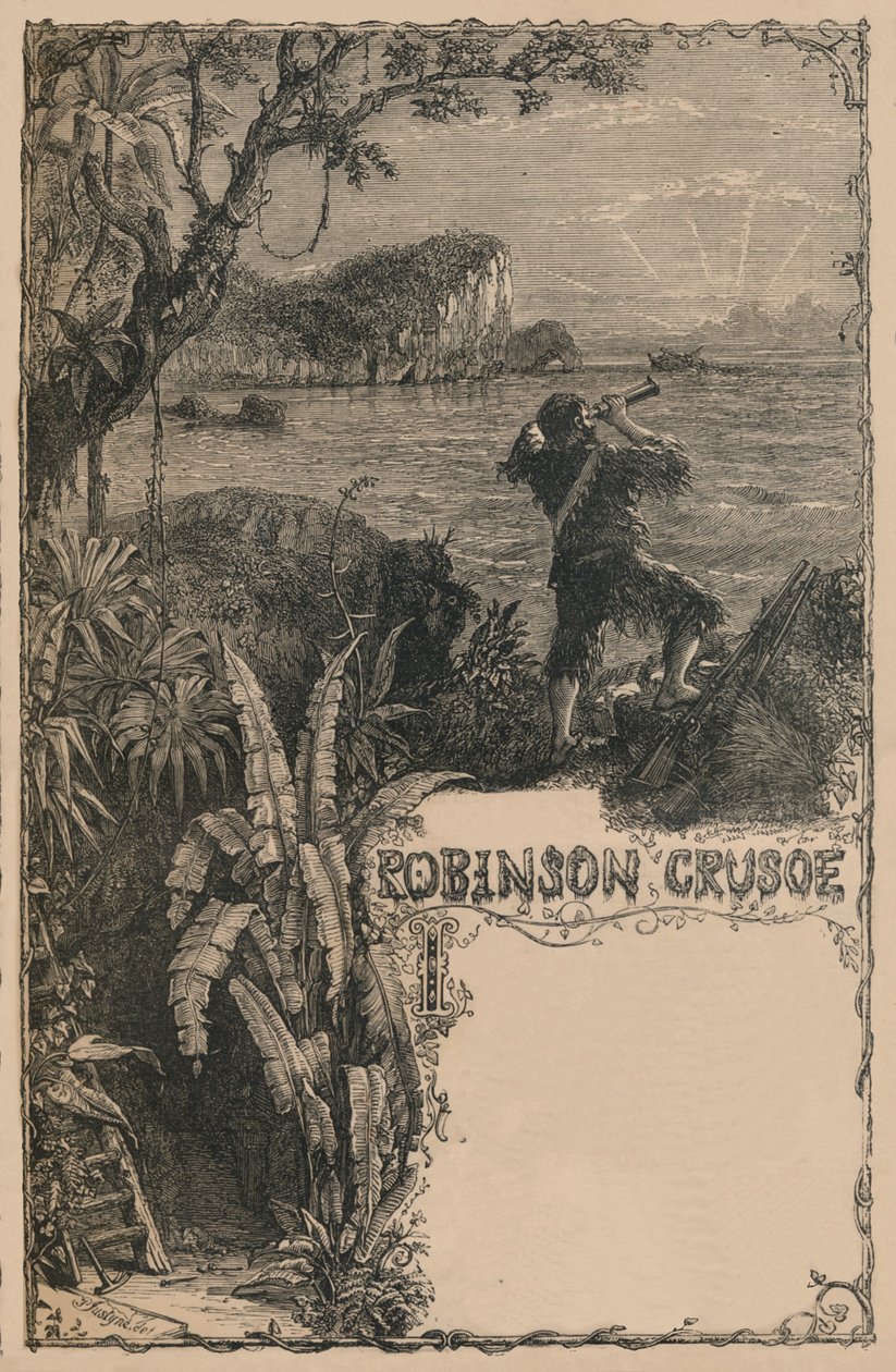 卡塞尔·鲁滨逊·克鲁索（Cassells Robinson Crusoe），c1870 作者 不明