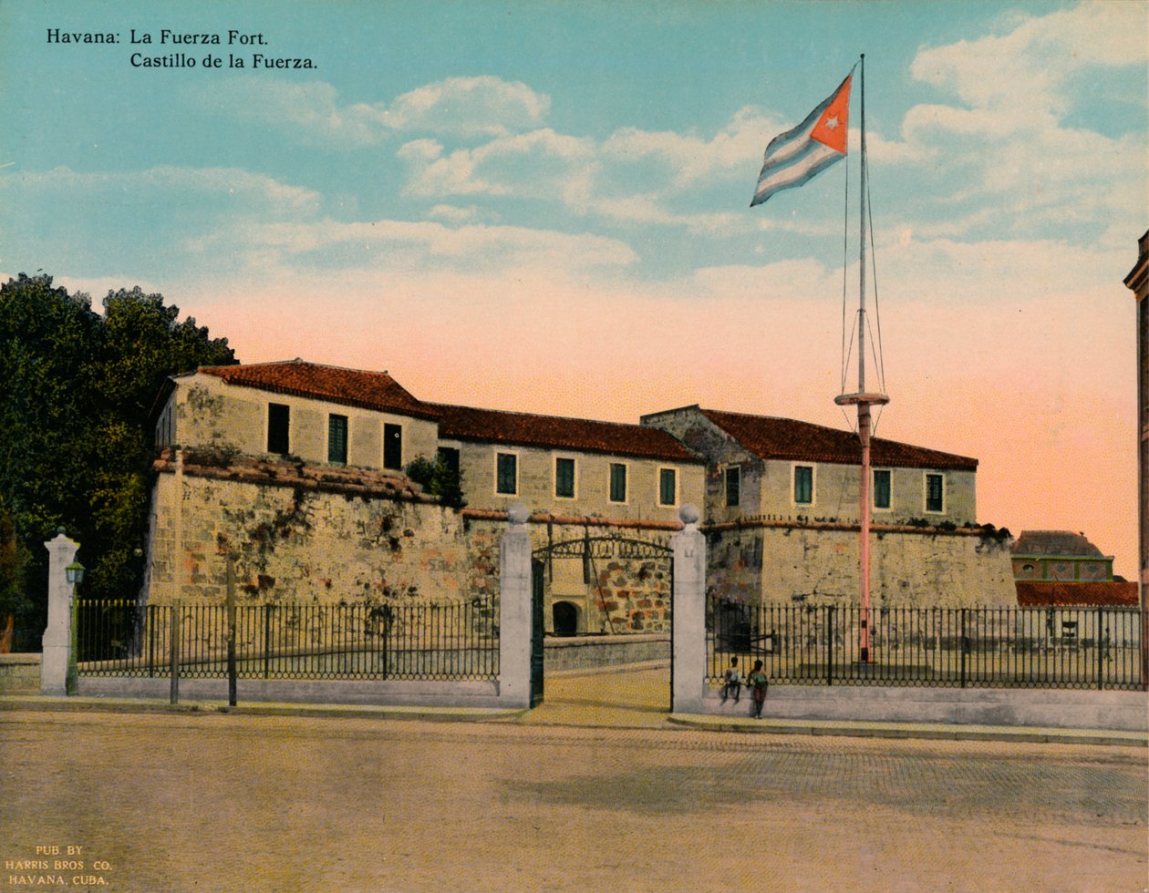 卡斯蒂略·德拉皇家富尔扎（Castillo de la Real Fuerza），古巴哈瓦那，大约1920 作者 不明