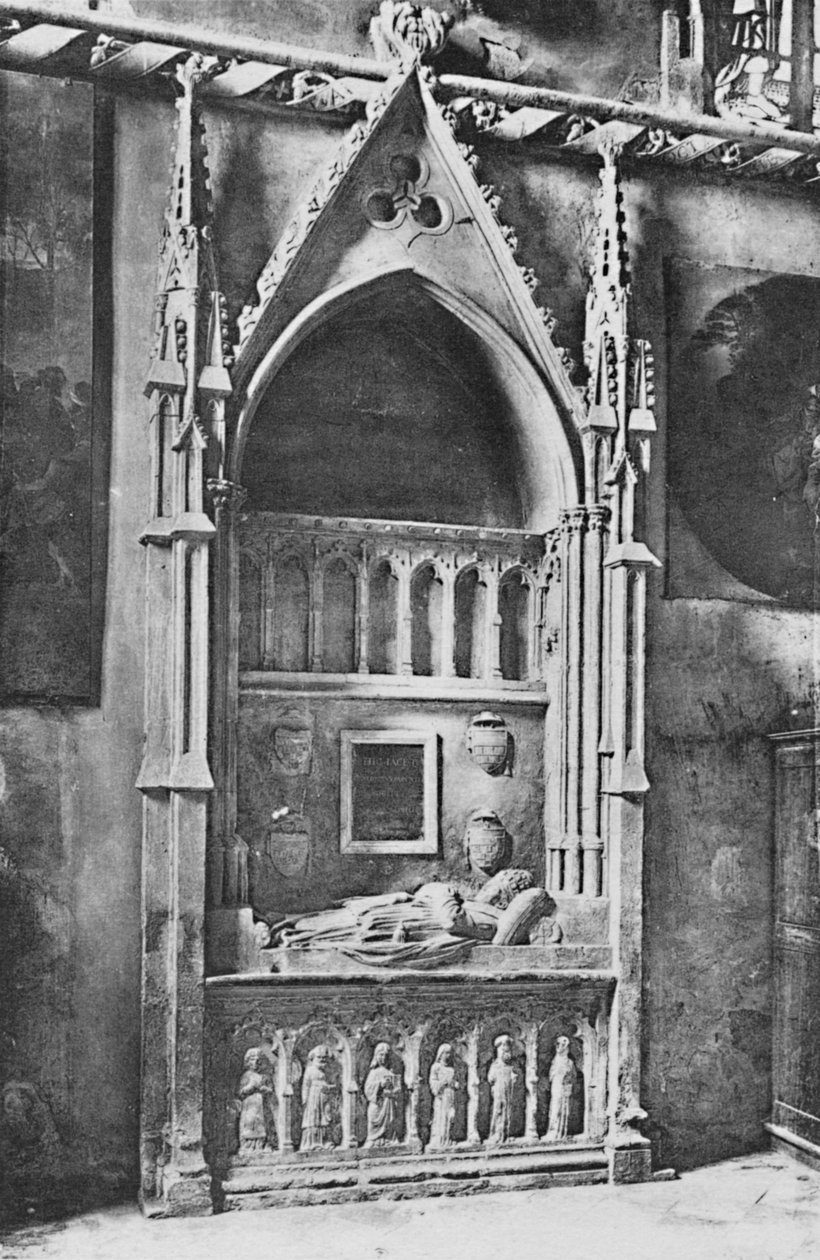 CathédraleDAvignon。 -本笃十二世教皇墓，c1925 作者 不明