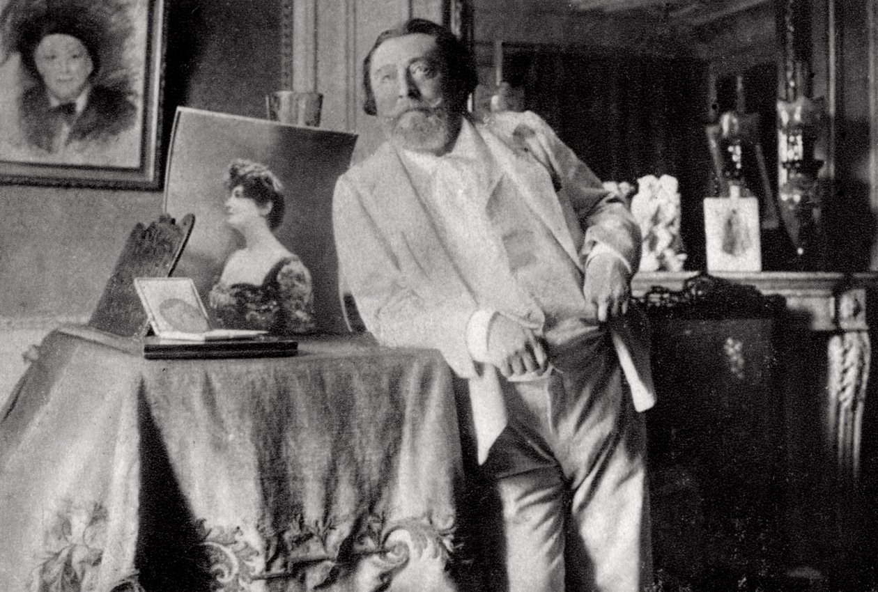 卡图尔·门德斯（Catulle Mendes），法国诗人，文人，1906年 作者 不明