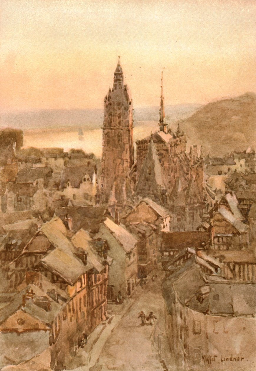 Caudebec en Caux，1901年，c1902。 作者 不明