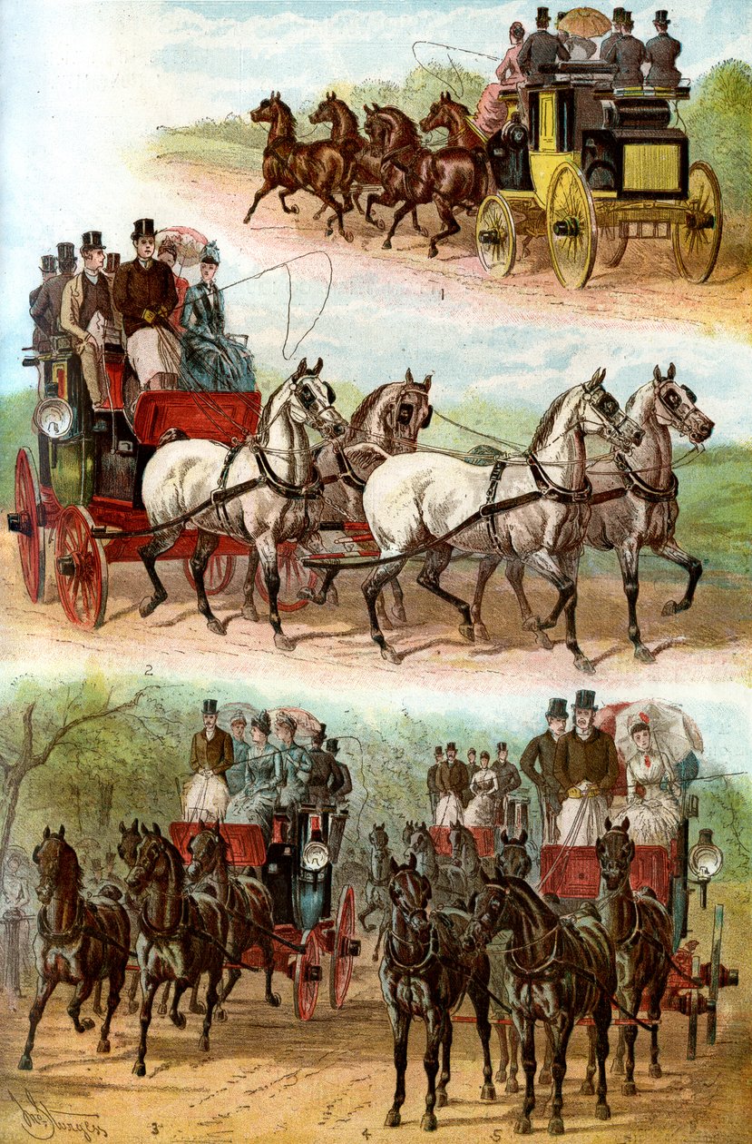 1887年，公园里的庆祝队 作者 不明