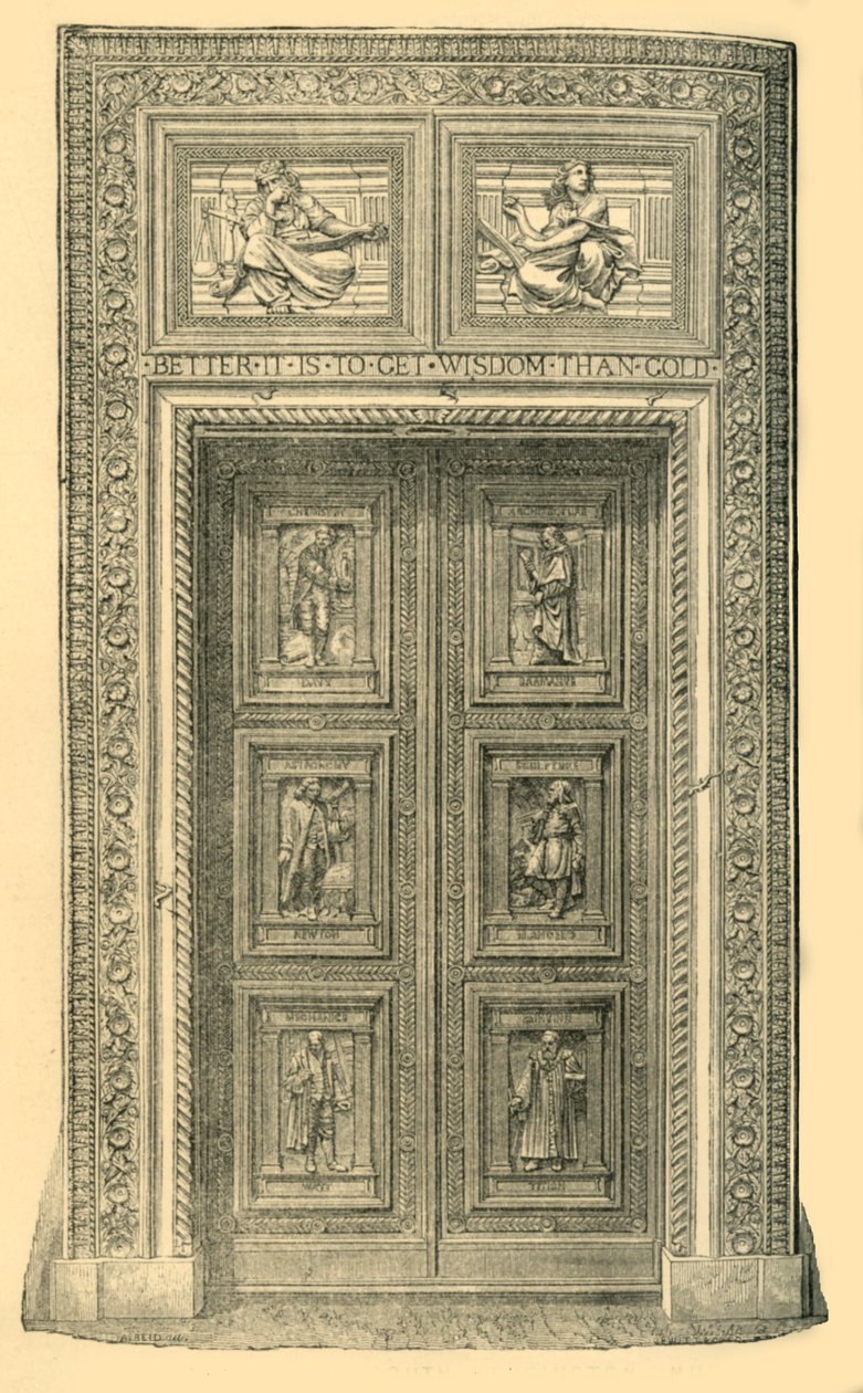 南肯辛顿博物馆中央门，建于1860年代，1881年。 作者 不明