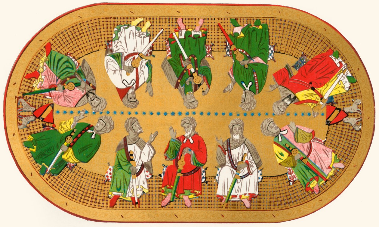 天花板上的中心绘画，司法厅，1907年。 作者 不明