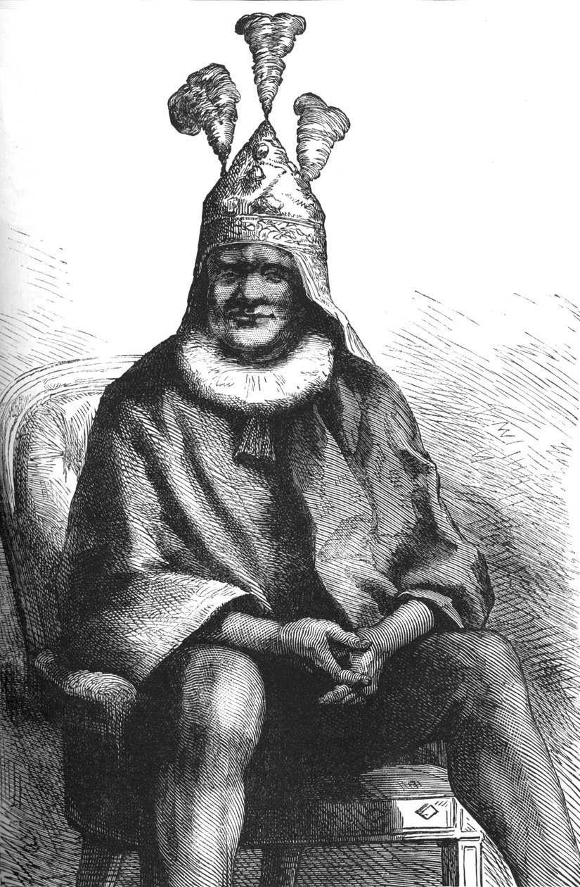 祖特瓦国王切特瓦约（c1880） 作者 不明