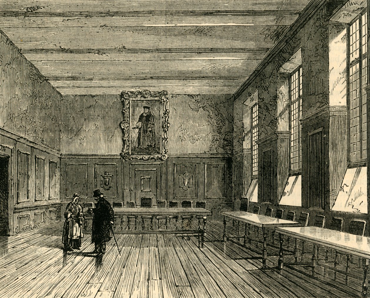 泰勒商学院礼拜堂，c1872。 作者 不明