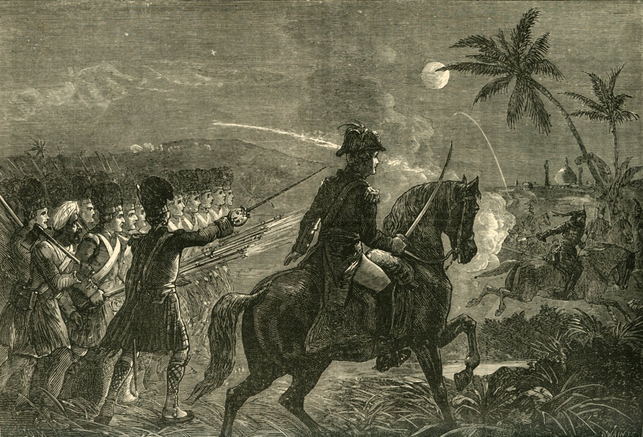 1799年，1890年，在Seringapatam的高地人负责。 作者 不明