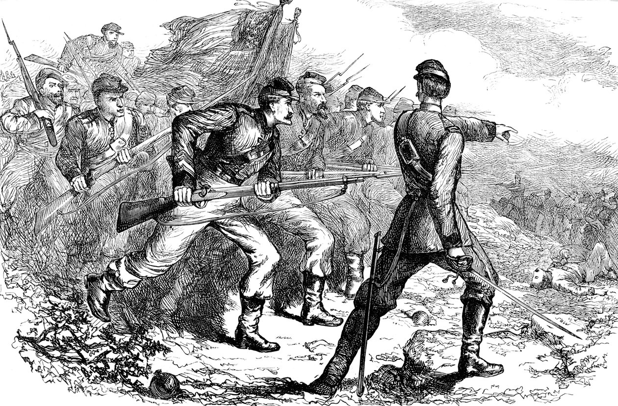 大约在1880年，美国南北战争在科林斯对联邦军负责 作者 不明