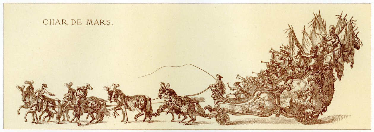火星战车，1885年 作者 不明