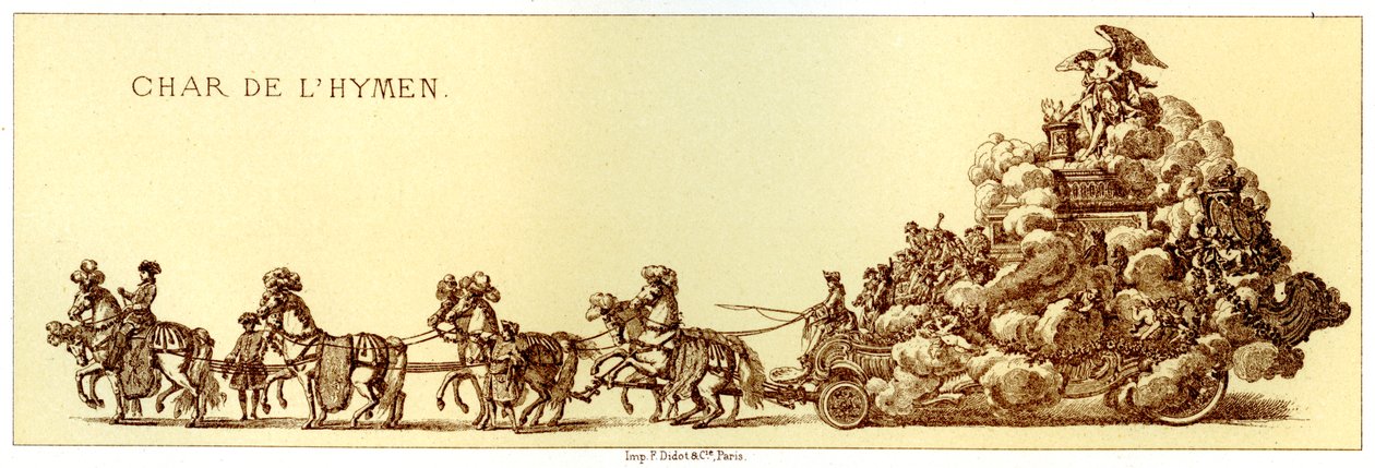 处女膜的战车，1885年 作者 不明