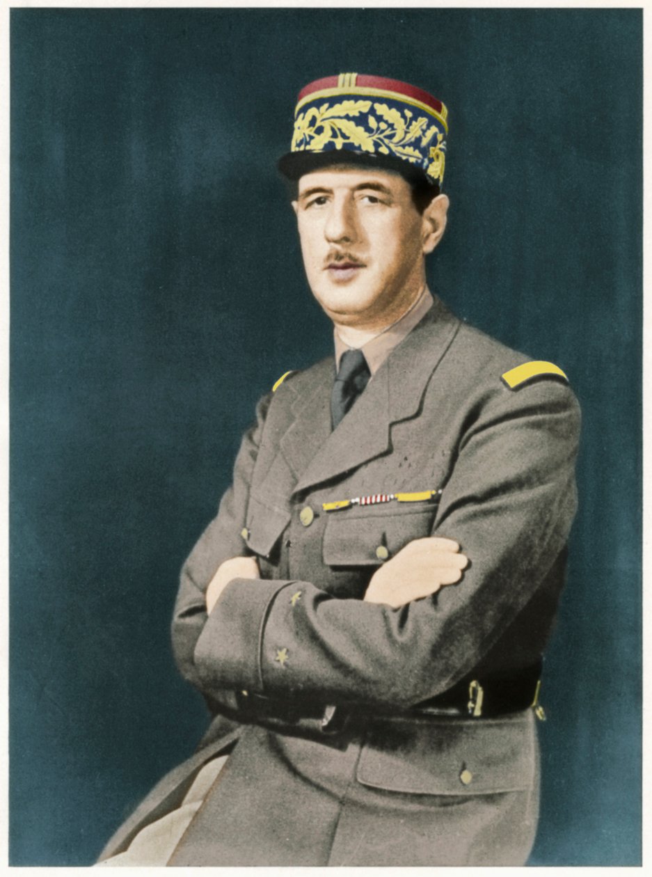 查尔斯·安德烈·约瑟夫·玛丽·戴高乐，1940年 作者 不明