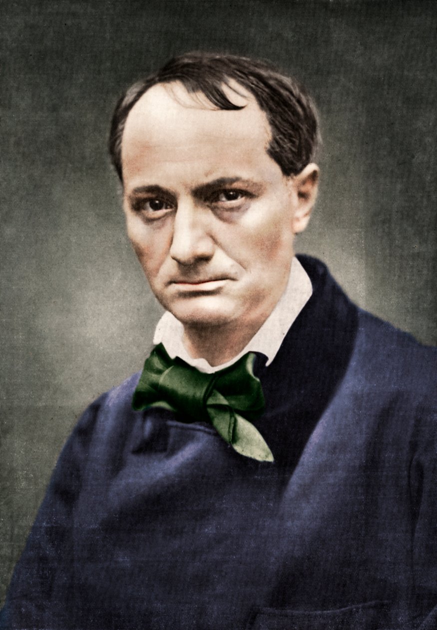 查尔斯·鲍德莱尔（Charles Baudelaire），法国有影响力的诗人，评论家和翻译，十九世纪中叶。 作者 不明