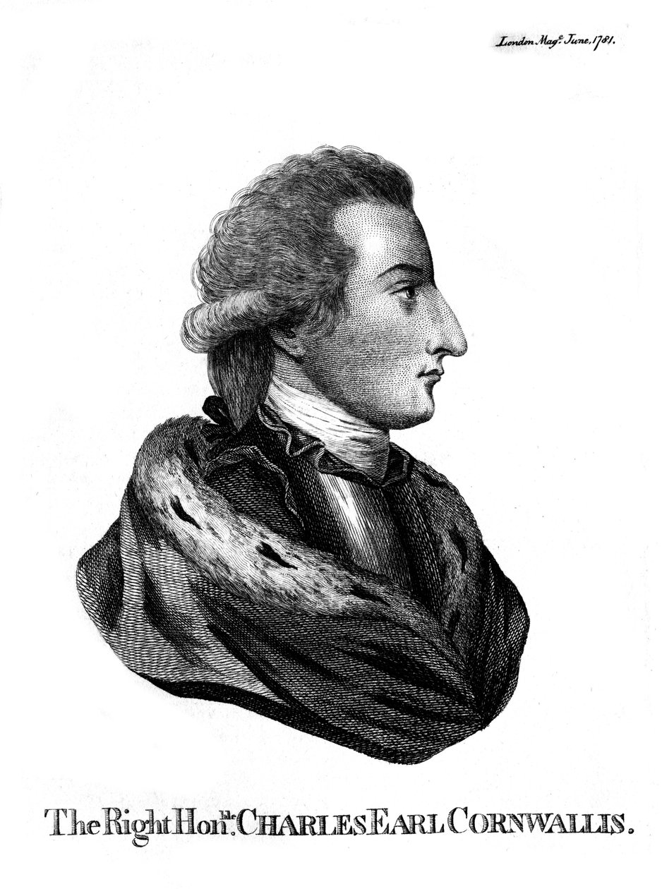 查尔斯·康沃利斯（Charles Cornwallis）1738-1805，康沃尔利斯（Marstss）康沃尔利斯（1st Marquess），1781年 作者 不明