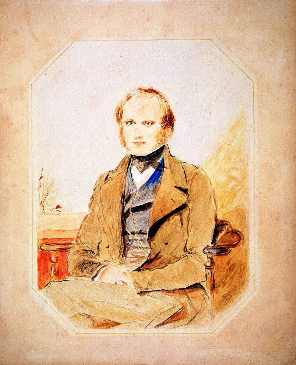 英国自然学家查尔斯·达尔文（Charles Darwin） 作者 不明