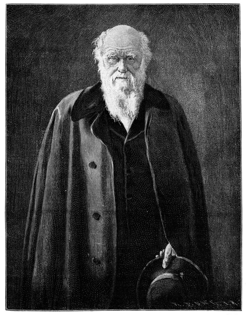 著名自然学家和思想家查尔斯·达尔文（Charles Darwin），1900年 作者 不明