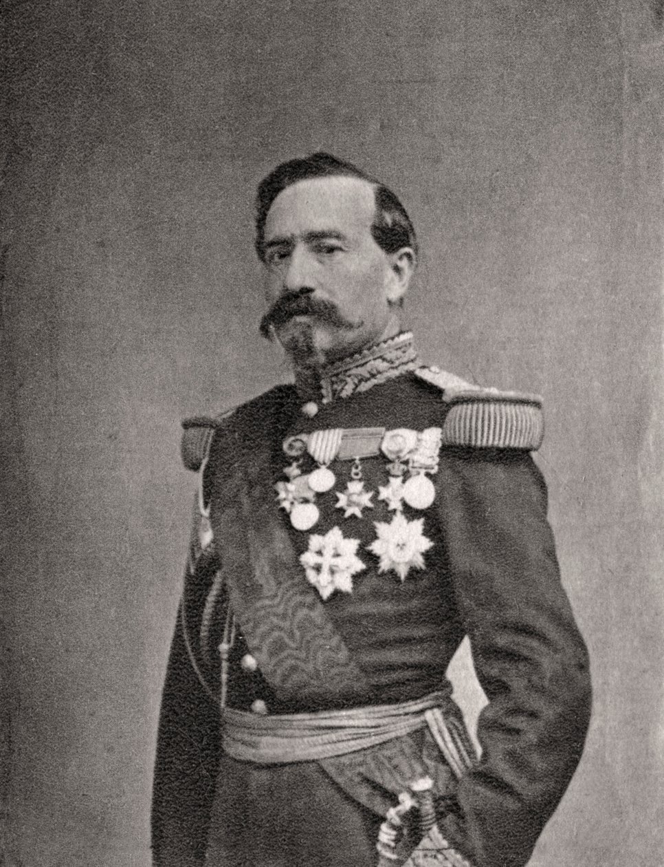 查尔斯·丹尼斯·鲍巴基（Charles Denis Bourbaki），法国士兵和将军，1868年 作者 不明