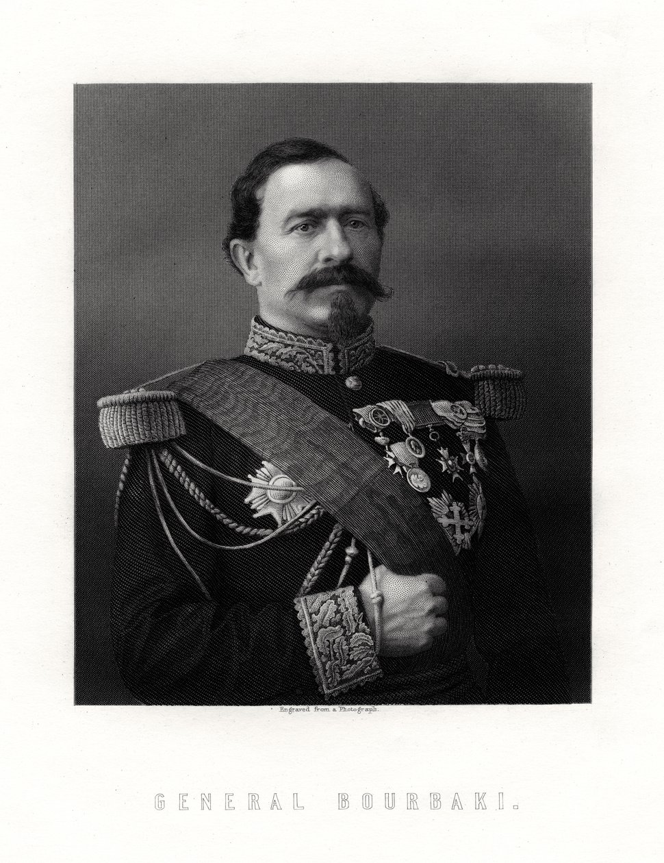 查尔斯·丹尼斯·索特·布巴基（Charles Denis Sauter Bourbaki），法国将军，十九世纪 作者 不明