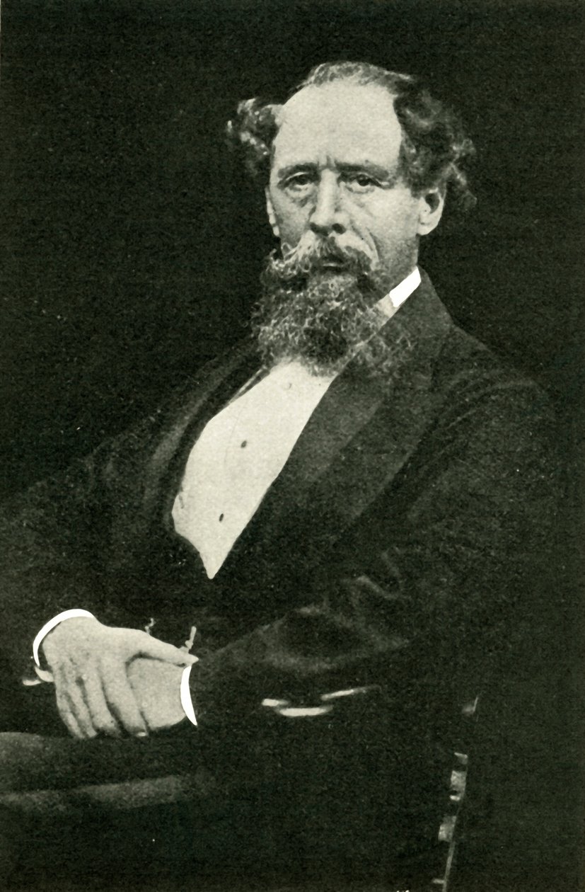 查尔斯·狄更斯（Charles Dickens），1850年代，1902年。 作者 不明