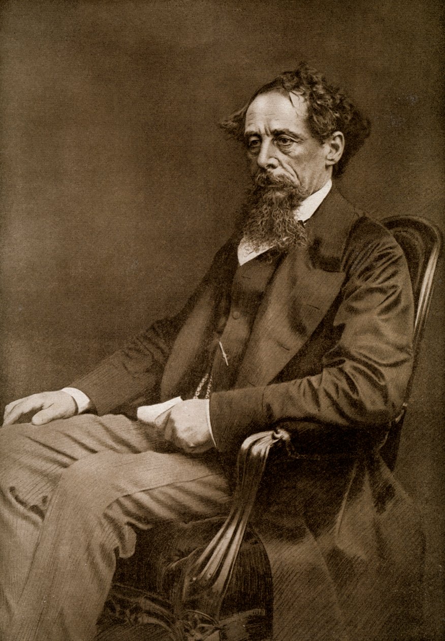 查尔斯·狄更斯（Charles Dickens），19世纪英国作家，1910年 作者 不明