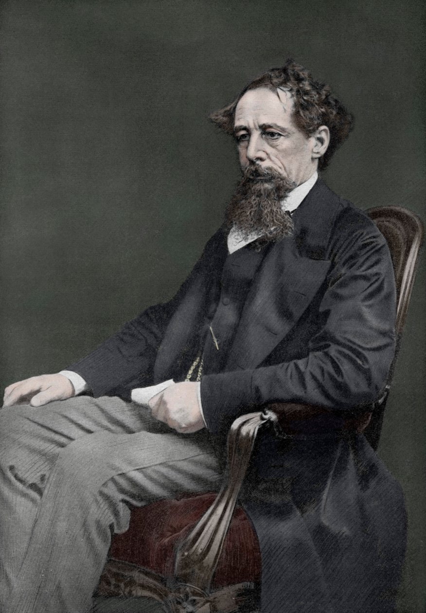查尔斯·狄更斯（Charles Dickens），19世纪英国作家，1910年 作者 不明