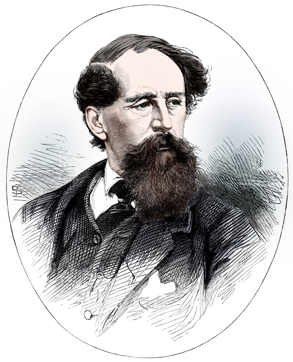 查尔斯·狄更斯（Charles Dickens），19世纪英国小说家 作者 不明
