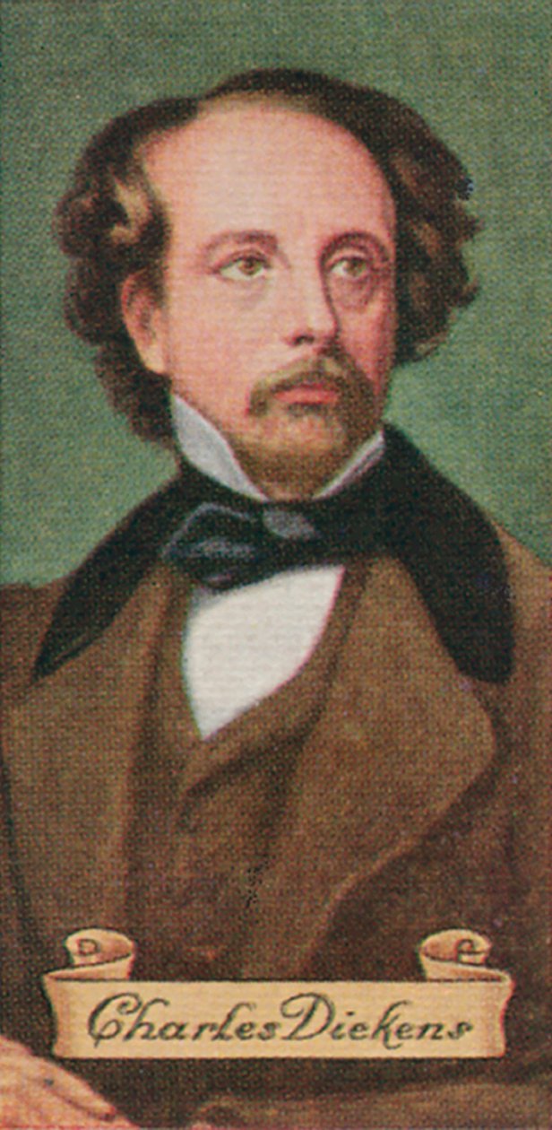 查尔斯·狄更斯（Charles Dickens），摘自一系列香烟卡，1935年 作者 不明