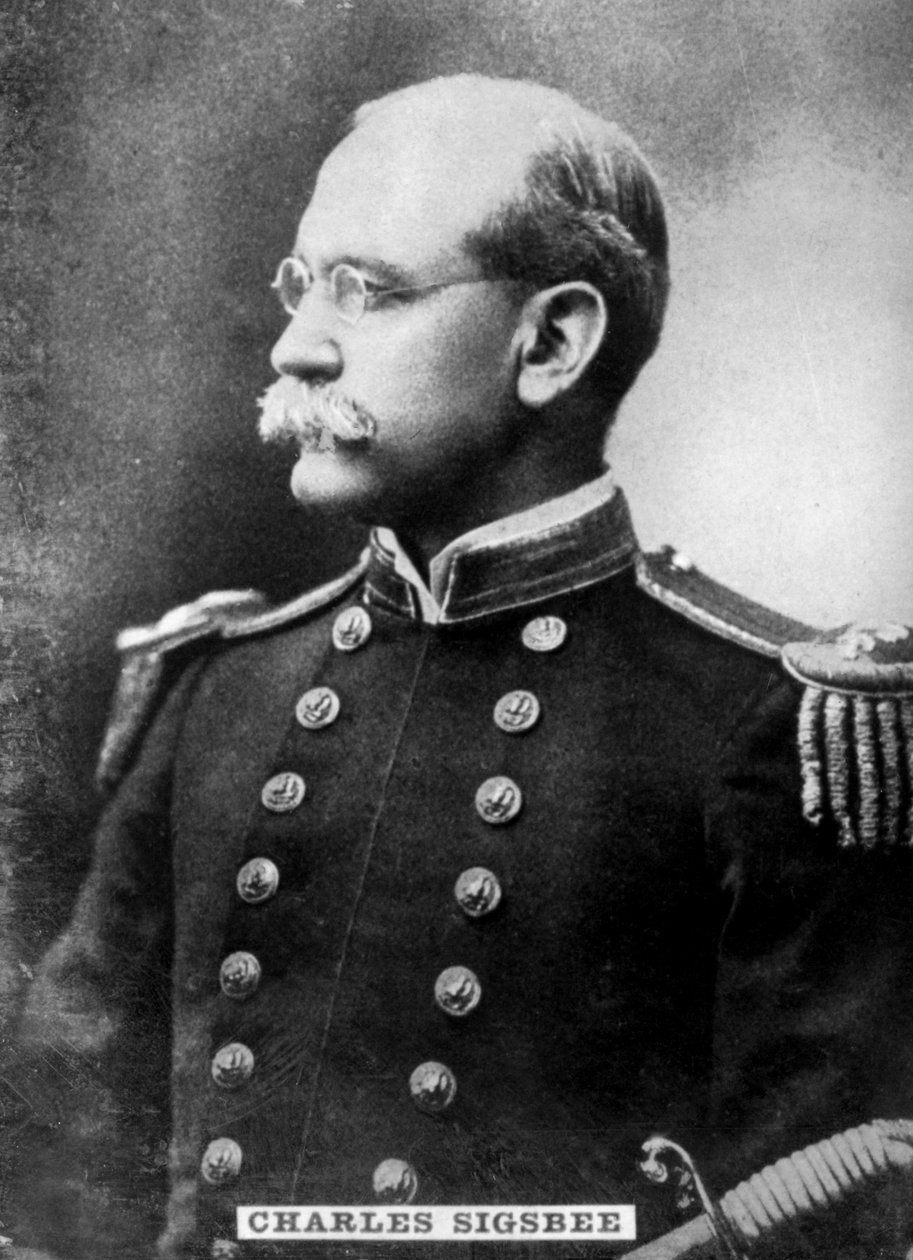 查尔斯·德怀特·西格斯比（Charles Dwight Sigsbee）1845-1923年，美国海军少将，c1910年 作者 不明