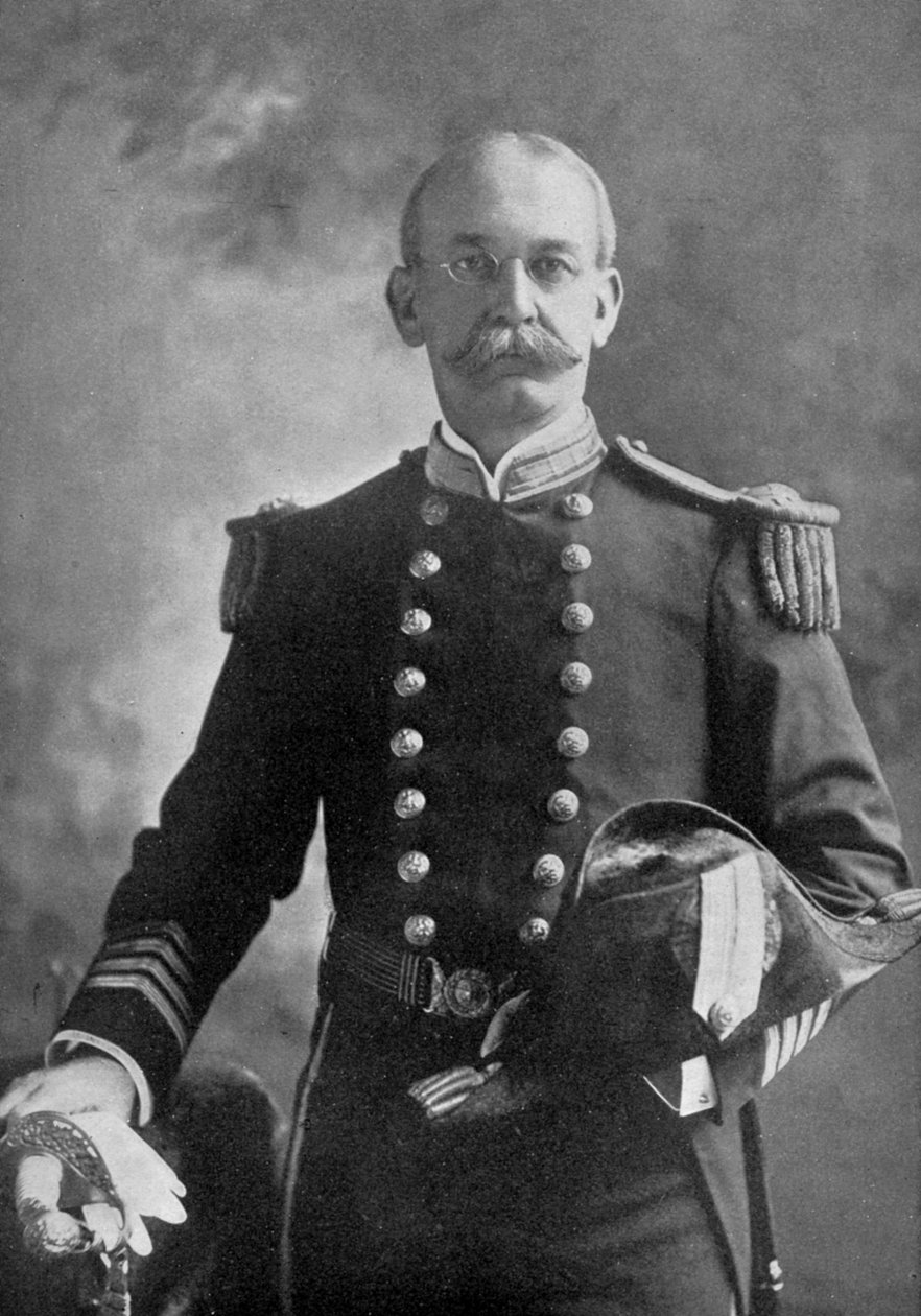 查尔斯·德怀特·西格斯比（Charles Dwight Sigsbee），美国海军军官，1898年 作者 不明
