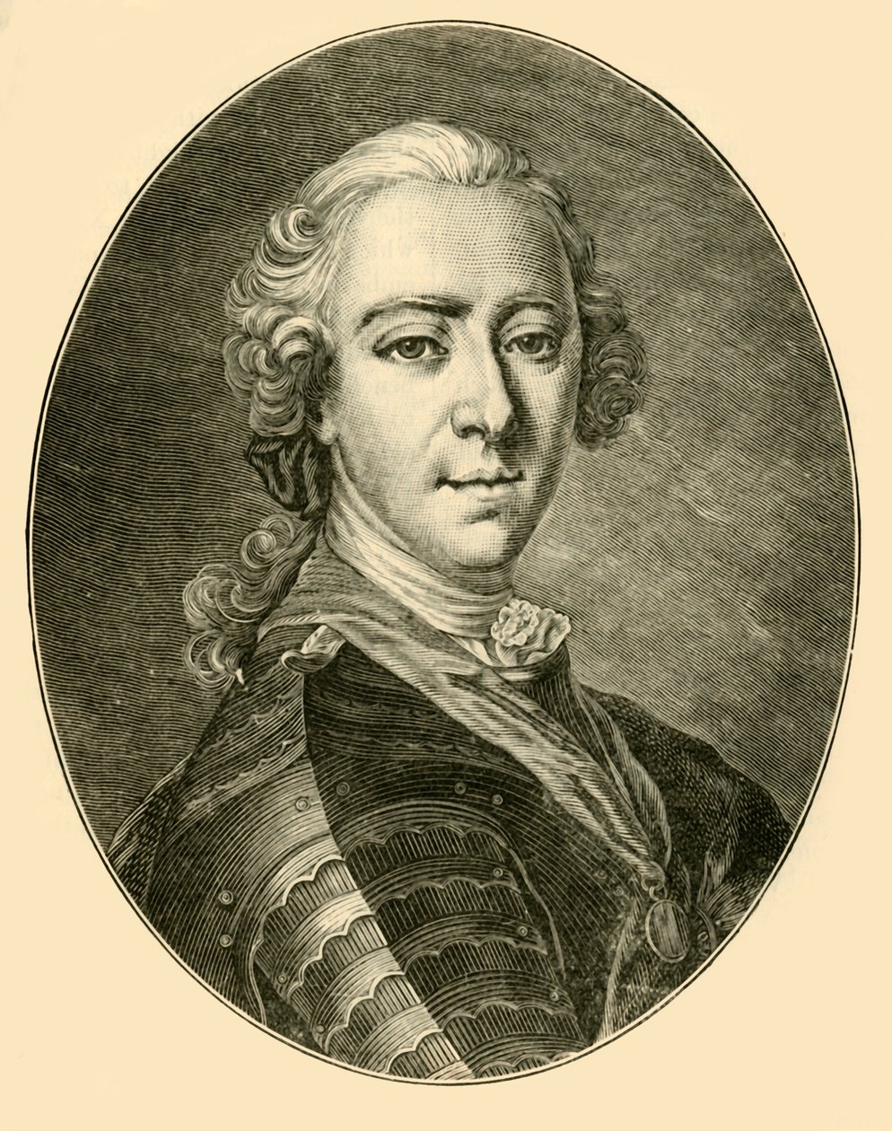 查尔斯·爱德华·斯图尔特（Charles Edward Stuart），《年轻的伪装者》，c1750，1890年。 作者 不明