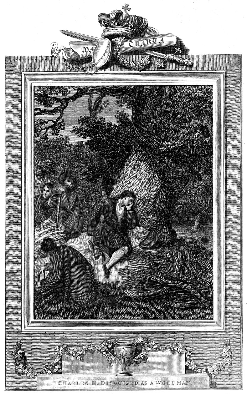 查理二世，大不列颠及爱尔兰国王1660-1685，c1824 作者 不明