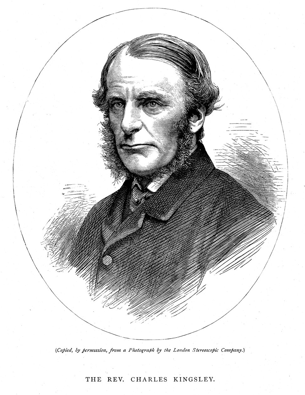 查尔斯·金斯利（Charles Kingsley），英国作家和牧师，c1880 作者 不明